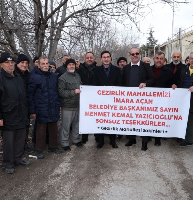 GEZİRLİK VE KÜMBET’TE 40 YILLIK SORUNA TARİHİ ÇÖZÜM