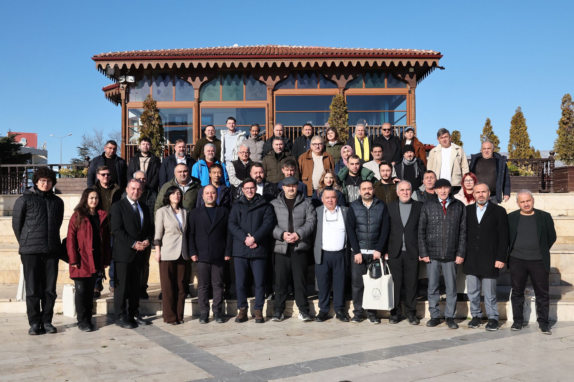 BAŞKAN YAZICIOĞLU BASIN MENSUPLARIYLA BULUŞTU