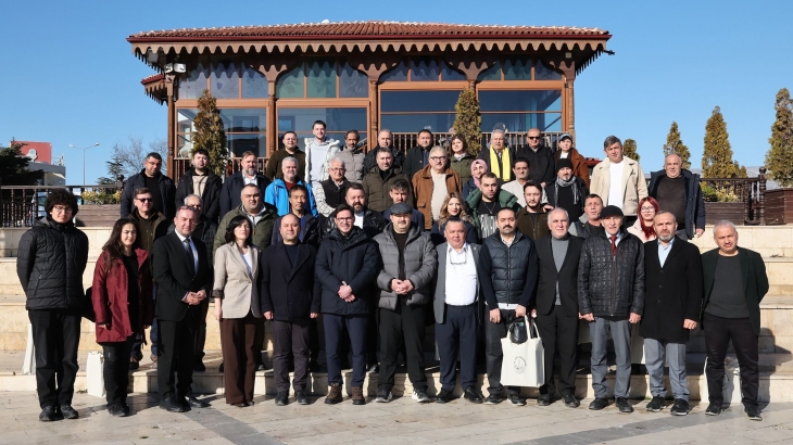 BAŞKAN YAZICIOĞLU BASIN MENSUPLARIYLA BULUŞTU