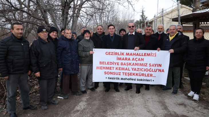 GEZİRLİK VE KÜMBET’TE 40 YILLIK SORUNA TARİHİ ÇÖZÜM