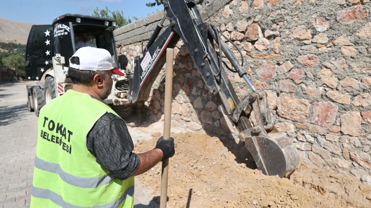 KIŞLABAĞLARI İÇME SUYUNA KAVUŞUYOR