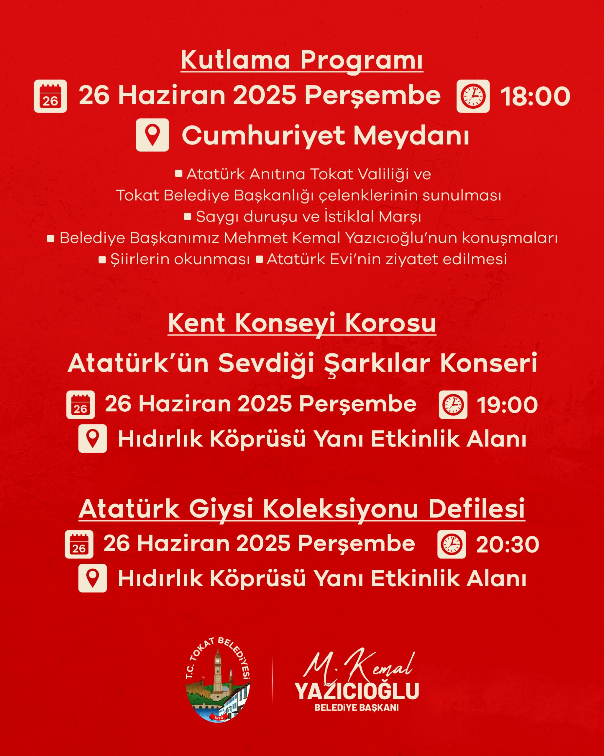 26 Haziran Etkinlikleri