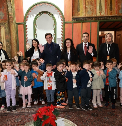 Başkan Yazıcıoğlu, TOKKREŞ’in Minik Öğrencilerini Makamında Ağırladı
