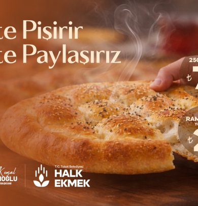 TOKAT BELEDİYESİ HALK EKMEK’TEN RAMAZAN’A ÖZEL UYGUN FİYATLI PİDE