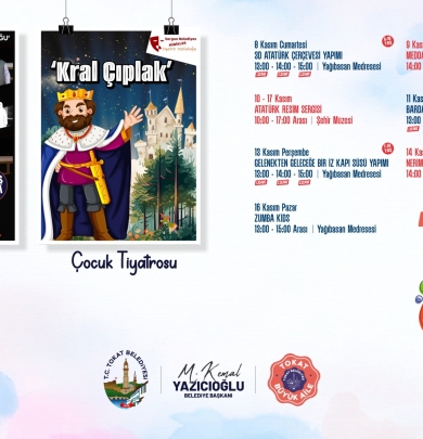 TOKAT BELEDİYESİ’NDEN ARA TATİLDE DOLU DOLU RENKLİ ETKİNLİKLER